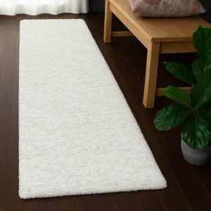 Luxury Washable Voyage Ivory 2\'3\" x 7\'6\" Runner Rug