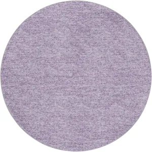 Luxury Washable Voyage Lavender 8' x 8' Round Rug