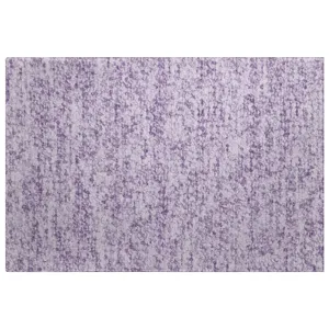 Luxury Washable Voyage Lavender 1\'8\" x 2\'6\" Rug