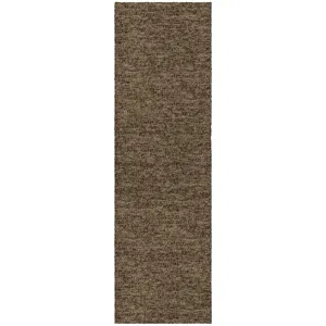 Luxury Washable Voyage Mocha 2'3" x 7'6" Runner Rug