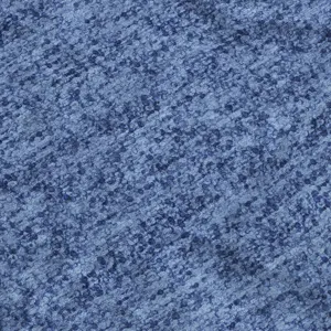 Luxury Washable Voyage Navy 8\' x 8\' Round Rug