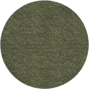 Luxury Washable Voyage Olive 8' x 8' Round Rug