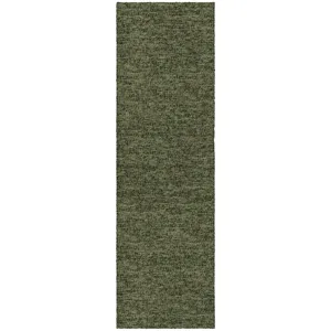 Luxury Washable Voyage Olive 2'3" x 7'6" Runner Rug