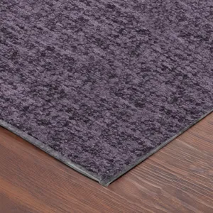 Luxury Washable Voyage Plum 5\' x 7\'6\" Rug