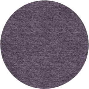 Luxury Washable Voyage Plum 8' x 8' Round Rug