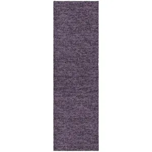 Luxury Washable Voyage Plum 2\'3\" x 7\'6\" Runner Rug