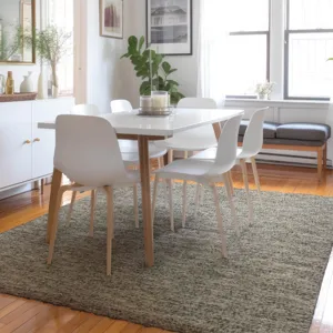 Luxury Washable Voyage Putty 2\'6\" x 3\'10\" Rug