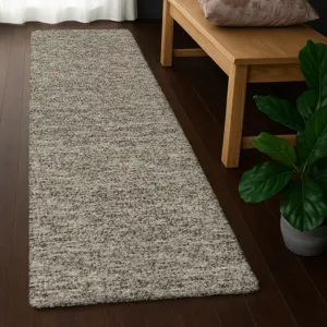 Luxury Washable Voyage Putty 2\'3\" x 7\'6\" Runner Rug