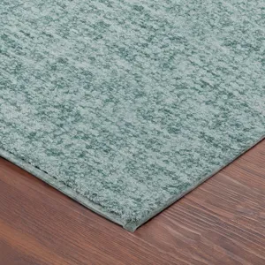 Luxury Washable Voyage Seafoam 2\'6\" x 3\'10\" Rug