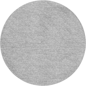 Luxury Washable Voyage Silver 8\' x 8\' Round Rug
