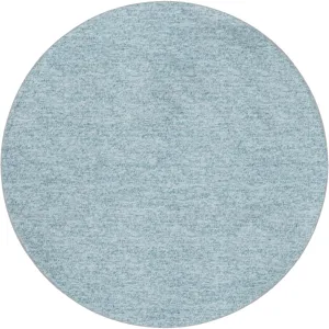 Luxury Washable Voyage Sky 8\' x 8\' Round Rug