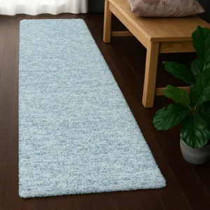 Luxury Washable Voyage Sky 2\'3\" x 7\'6\" Runner Rug