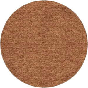 Luxury Washable Voyage Spice 8\' x 8\' Round Rug