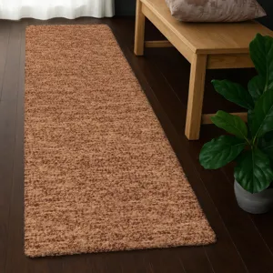 Luxury Washable Voyage Spice 2\'3\" x 7\'6\" Runner Rug