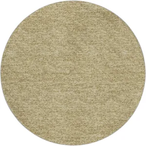 Luxury Washable Voyage Walnut 8\' x 8\' Round Rug