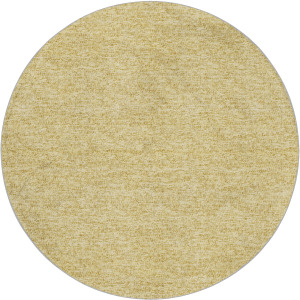 Luxury Washable Voyage Wheat 8' x 8' Round Rug