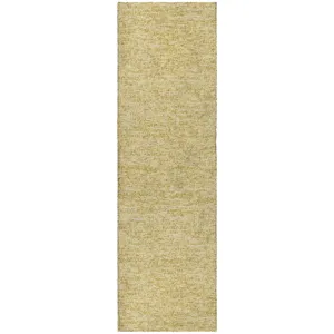Luxury Washable Voyage Wheat 2\'3\" x 7\'6\" Runner Rug