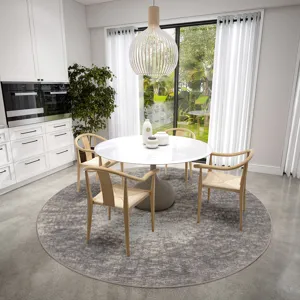 Winslow Taupe 4\' x 4\' Round Rug