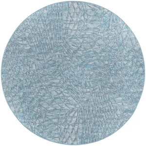 Winslow Indigo 8\' x 8\' Round Rug