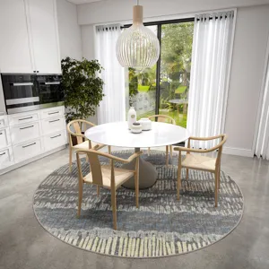 Winslow Charcoal 6\' x 6\' Round Rug