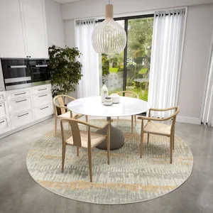 Winslow Khaki 10\' x 10\' Round Rug