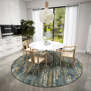 Winslow Charcoal 8\' x 8\' Round Rug