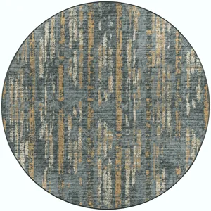 Winslow Charcoal 8\' x 8\' Round Rug