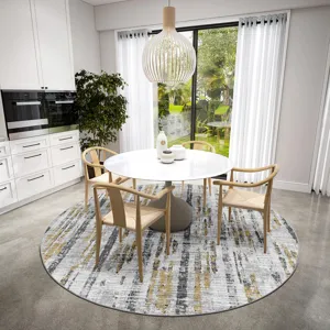 Winslow Grey 8\' x 8\' Round Rug