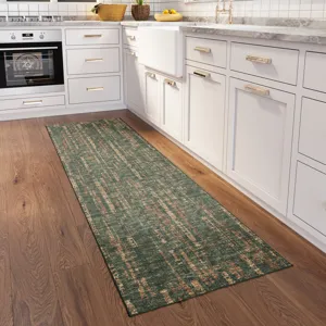 Winslow Olive 2\'6\" x 12\' Runner Rug