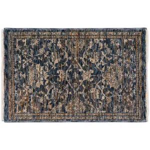 Yarra Navy 1\'8\" x 2\'6\" Rug