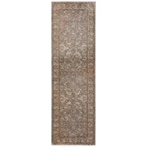 Yarra Pewter 2\'3\" x 7\'10\" Runner Rug