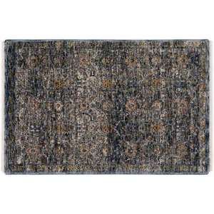 Yarra Navy 1\'8\" x 2\'6\" Rug