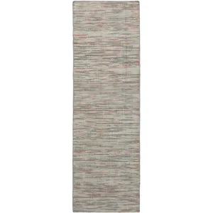 Zion Silver Runner Rug