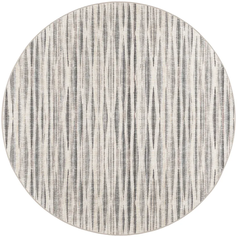 Amador Ivory 10\' x 10\' Round Rug