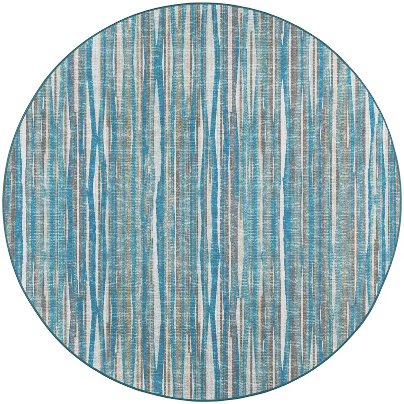 Amador Sky 10\' x 10\' Round Rug