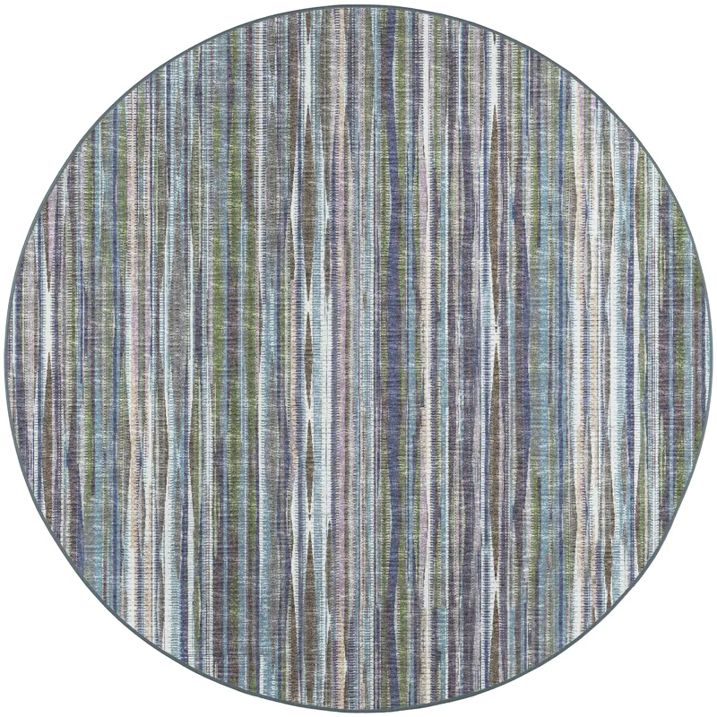 Amador Violet 8\' x 8\' Round Rug