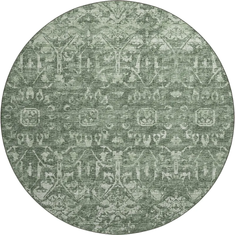 Aberdeen Irish 8\' x 8\' Round Rug