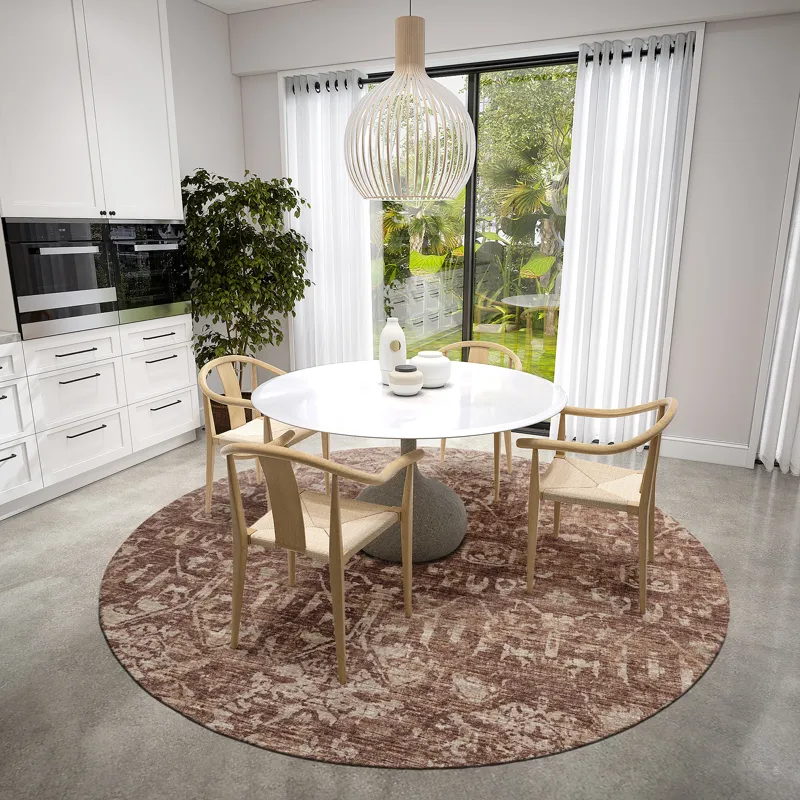 Aberdeen Mink 8\' x 8\' Round Rug