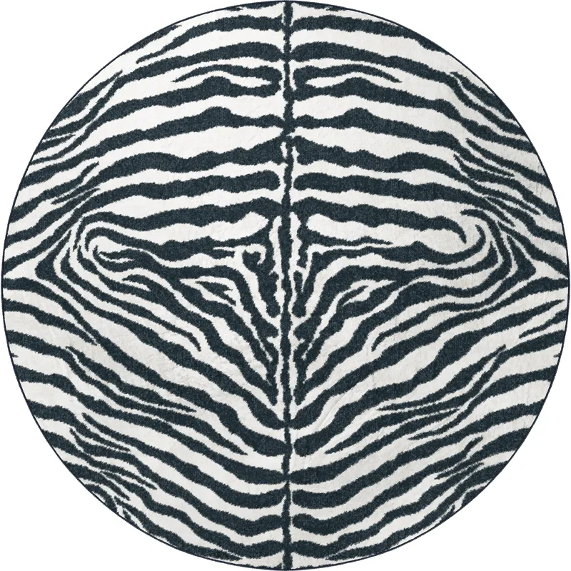 Akina Ivory 8\' x 8\' Round Rug
