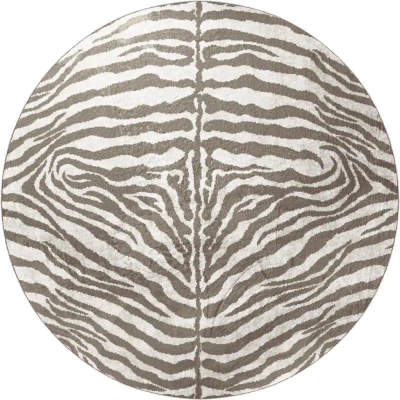 Akina Mocha 8\' x 8\' Round Rug