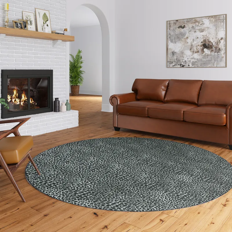 Akina Midnight 8\' x 8\' Round Rug