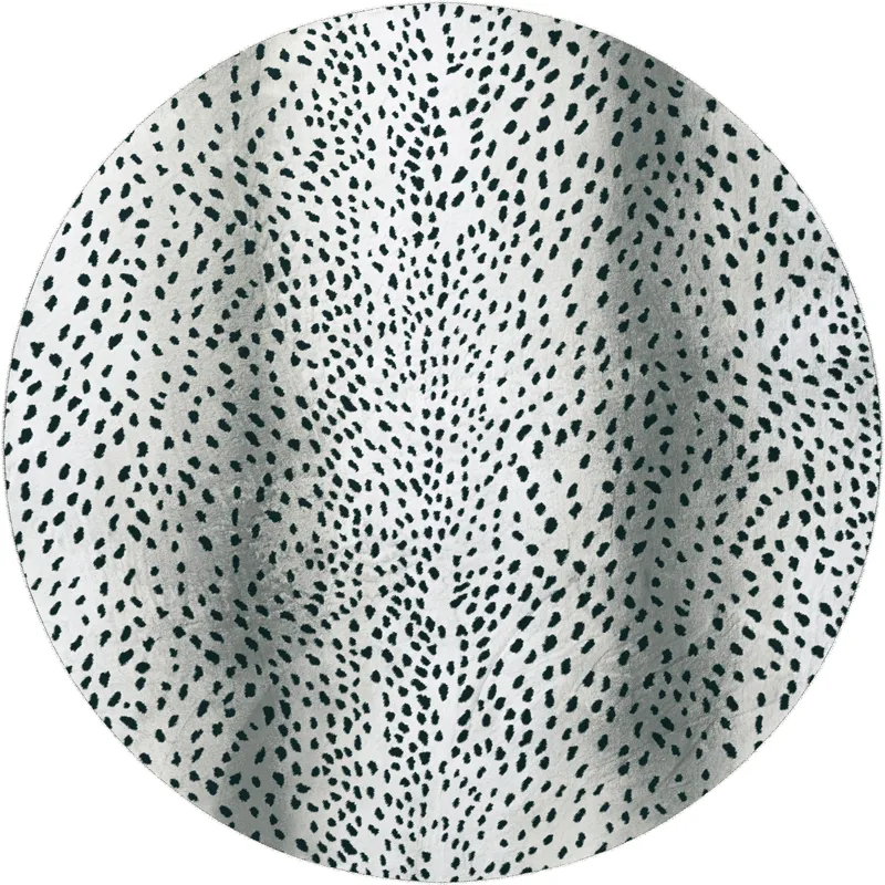 Akina Ivory 8\' x 8\' Round Rug