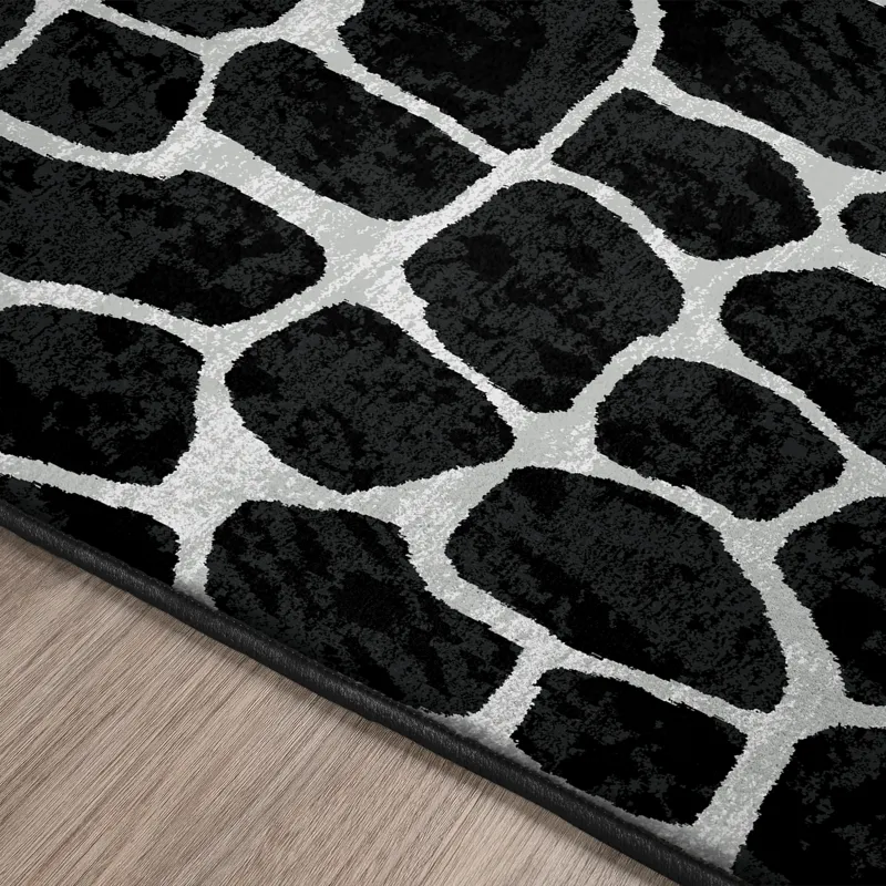Akina Midnight 8\' x 8\' Round Rug