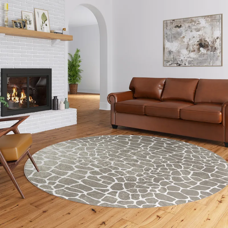 Akina Stone 8\' x 8\' Round Rug