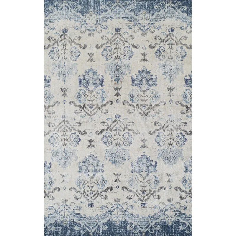 Antigua Blue 9\'6\" x 13\'2\" Rug