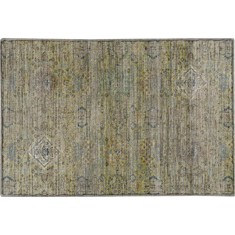 Machine Washable Aristo Aloe 1\'8\" x 2\'6\" Rug
