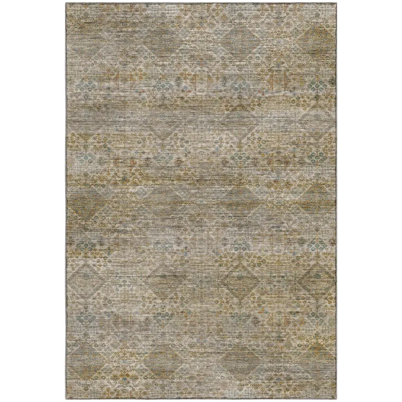 Machine Washable Aristo Ivory 2\'6\" x 3\'10\" Rug