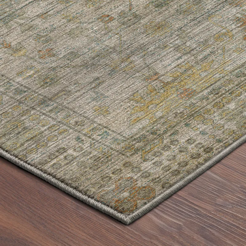 Machine Washable Aristo Ivory 8\' x 10\' Rug