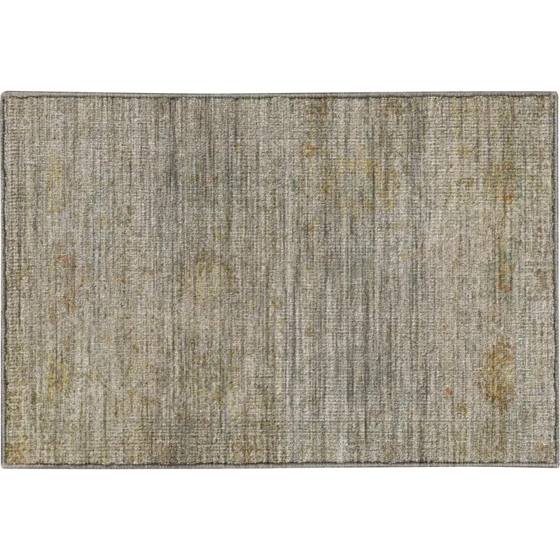 Machine Washable Aristo Ivory 1\'8\" x 2\'6\" Rug