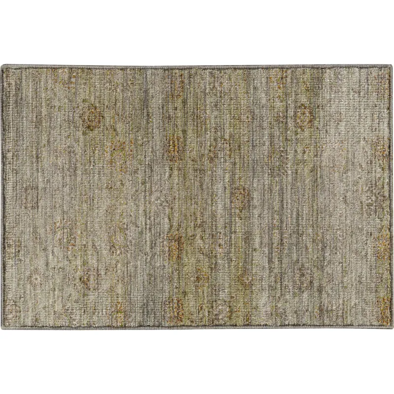Machine Washable Aristo Celery 1\'8\" x 2\'6\" Rug